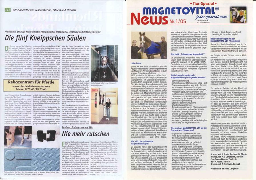 Magnetovital Pferdedecke